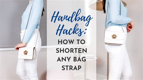 purse strap shortening trick